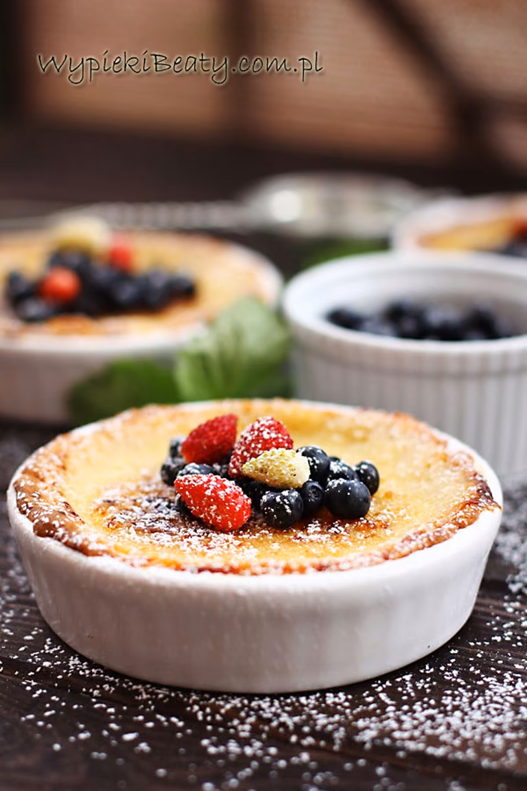 Mini tarty creme brulee