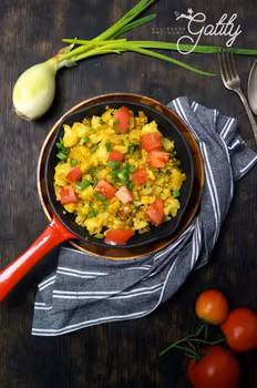 Wegańska kalafiornica z pomidorem ( dieta dr Dąbrowskiej)