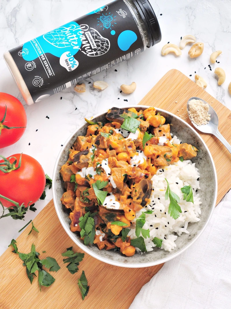 Złote curry z masłem orzechowym