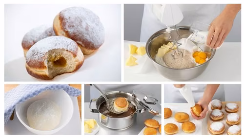 Pączki - domowej roboty.