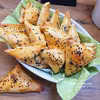 Pierożki z ciasta piwnego z kurczakiem