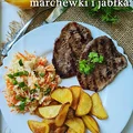 Surówka z kalarepy marchewki i jabłka - Damsko-męskie spojrzenie na kuchnię