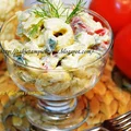 Sałatka z kalafiora i tortellini
