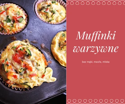 MUFIINKI WARZYWNE (BEZ MĄKI, MASŁA, MLEKA)