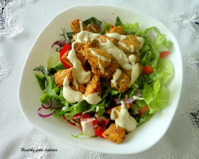 Sałatka "kebab"