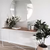 Salon z lustrem