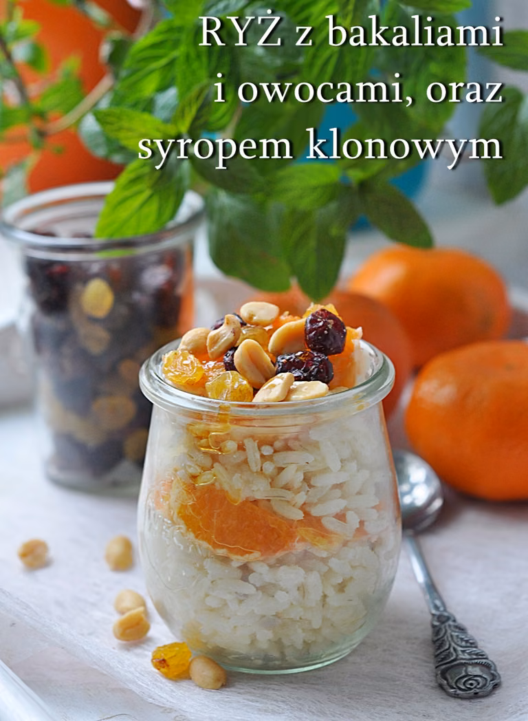 Ryż z bakaliami i owocami