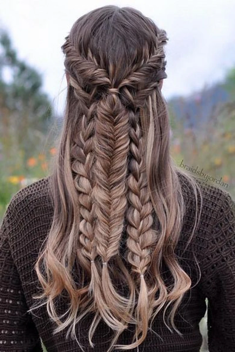 Fryzura boho