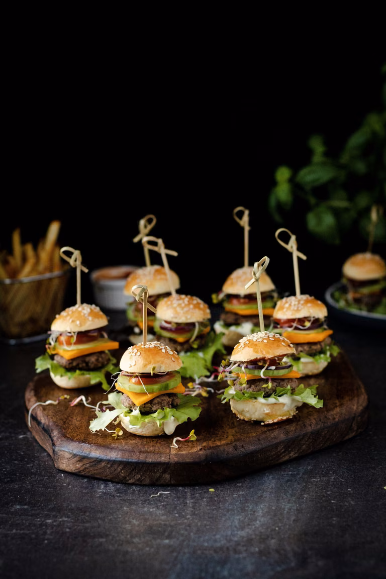 Mini cheeseburgery