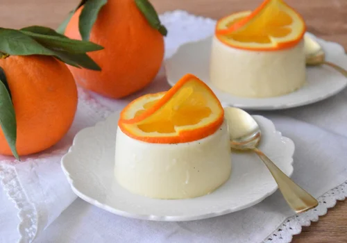 Pomarańczowa panna cotta