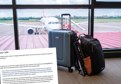 To pierwsze takie lotnisko w Polsce! Nie ma limitu płynów – można zabrać aż 2 litry