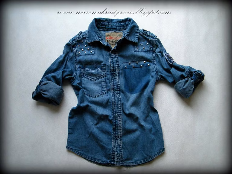 DIY: metamorfoza koszuli z ćwiekami