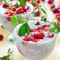 Pudding chia z wiśniami - zdrowy i fit