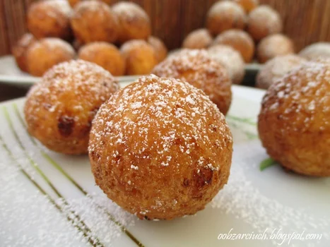 Mini pączki serowe