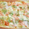 Lasagne z wędzonym łososiem i cukinią