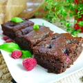 Fit brownie z malinami w pół godziny (307 kcal)