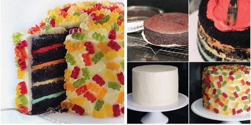 Urodzinowy tort w misie Haribo