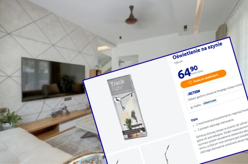 Te lampki na szynie z Action za 64 zł zrobią robotę w pokoju! Regulacja światła, wygodny pilot i nowoczesny design - idealne na sufit i ścianę