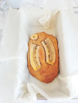 ZDROWY WEGAŃSKI CHLEBEK BANANOWY