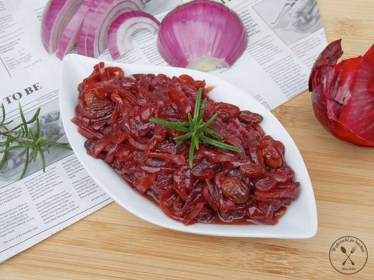 Konfitura z czerwonej cebuli