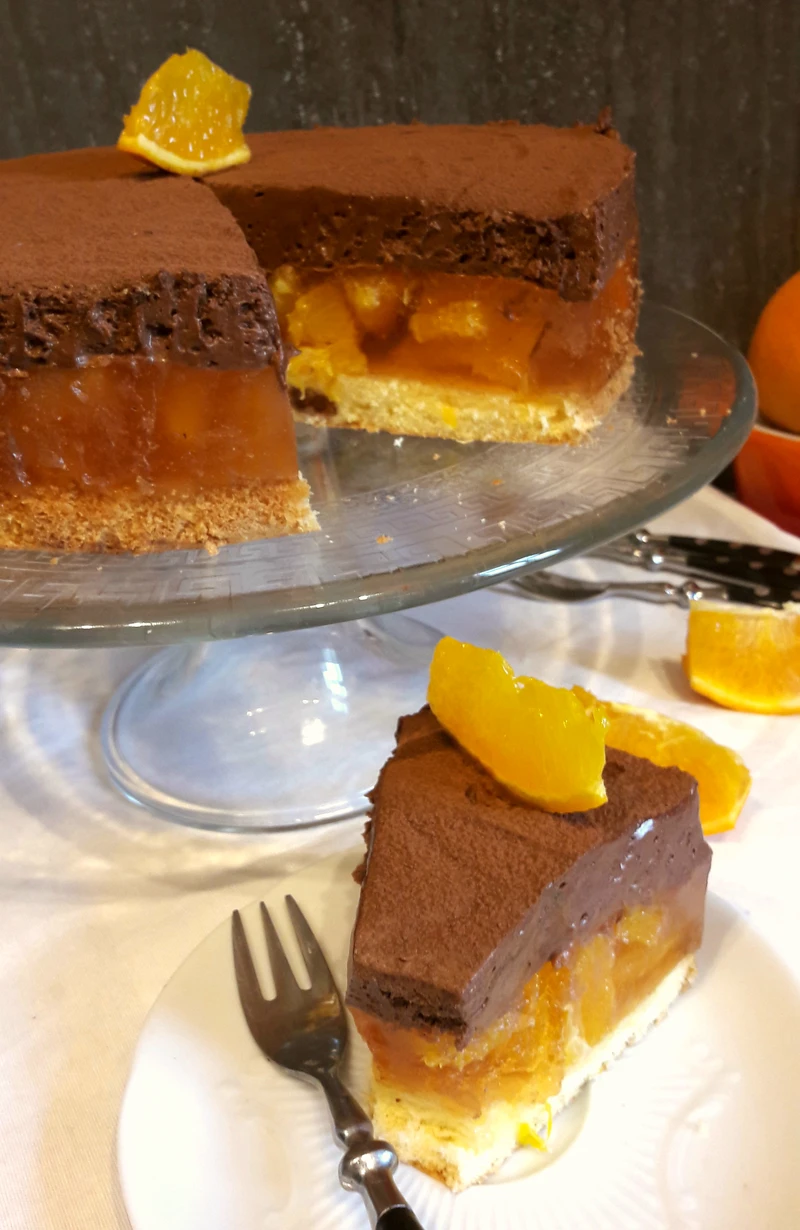 Ciasto pomarańczowa delicja