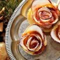 Różyczki z ciasta francuskiego i jabłka