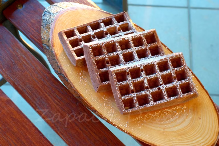 Gofry z piekarnika w dwóch smakach