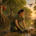 Mangrowe – zielona tarcza planety: jak chronić ekosystem, który zatrzymuje cztery razy więcej węgla niż Amazonia?