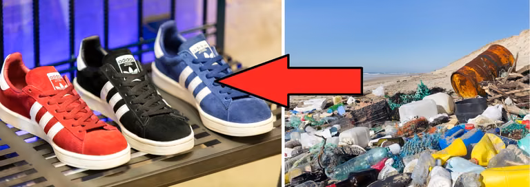 Buty i ubrania Adidas są wykonywane ze śmieci. Ma to jednak pozytywny skutek!