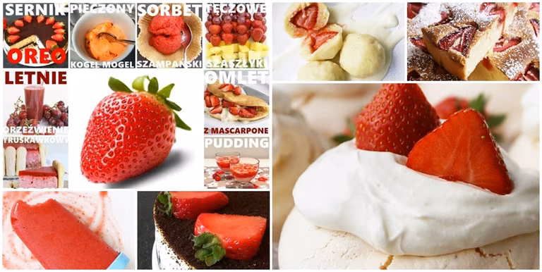 Truskawkowe inspiracje - 24 przepisy
