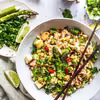 Pad thai ze szparagami i tofu