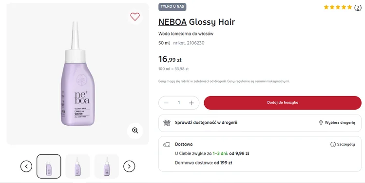 Zdjęcie Ta woda z Rossmanna za 17 zł to nowy hit do włosów! Efekt tafli, turbo nawilżenie w 30 sekund i mini tubka idealna do walizki #1