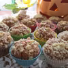 Szarlotkowe muffinki ze słonecznikową kruszonką-pyszne i wilgotne