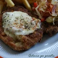 Kotlety schabowe zapiekane z mozzarellą