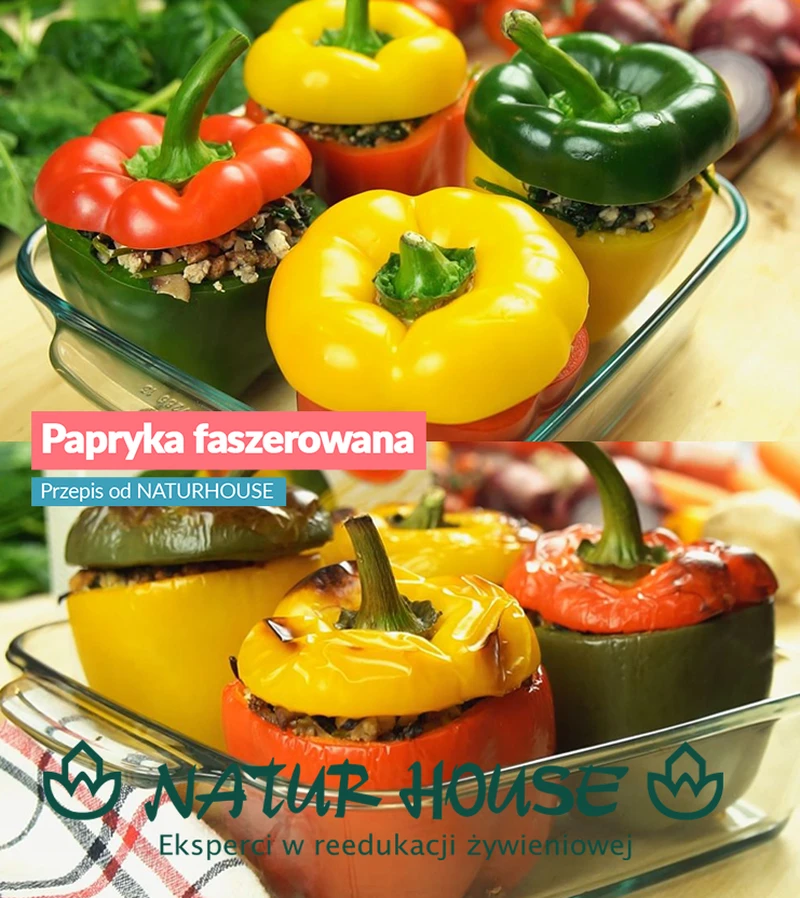 Papryka faszerowana - przepis od NATURHOUSE
