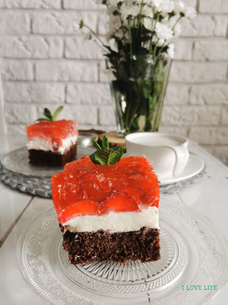 Ciasto z galaretką i mascarpone