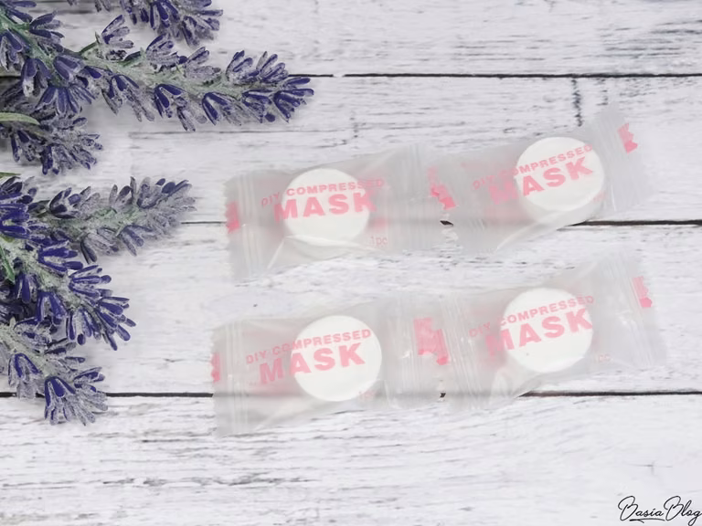 HIT! DIY maska w płachcie - kompresowane bawełniane maseczki w tabletce