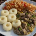 Karkówka duszona z porem