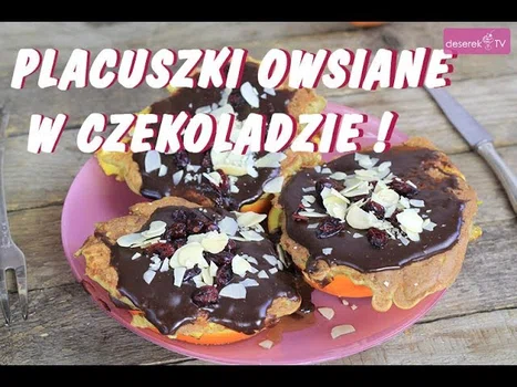 Dietetyczne Owsiane Placuszki w Czekoladzie z Pomarańczą