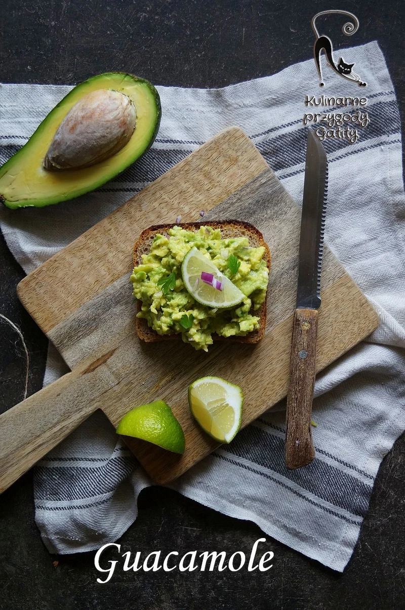 Guacamole, pasta z awokado