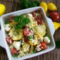 Sałatka z grillowaną cukinią