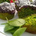 Zielone muffinki kokosowe