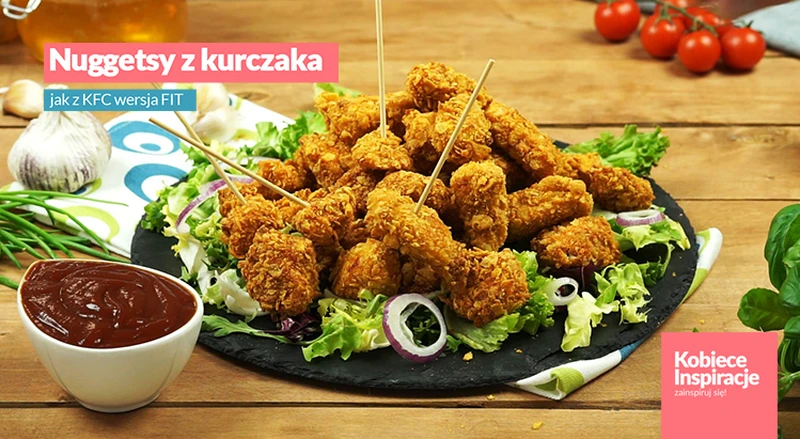 Nuggetsy z kurczaka - jak z KFC wersja FIT