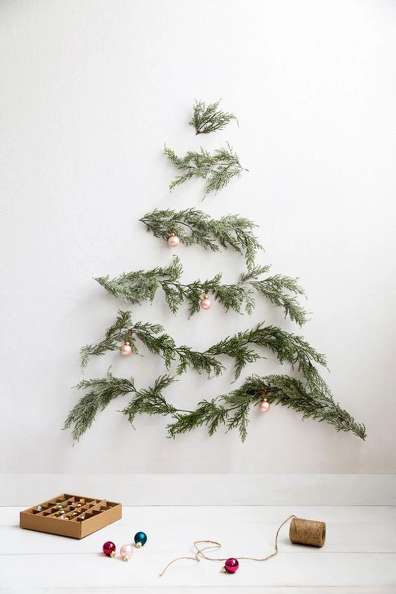 Choinka na ścianie