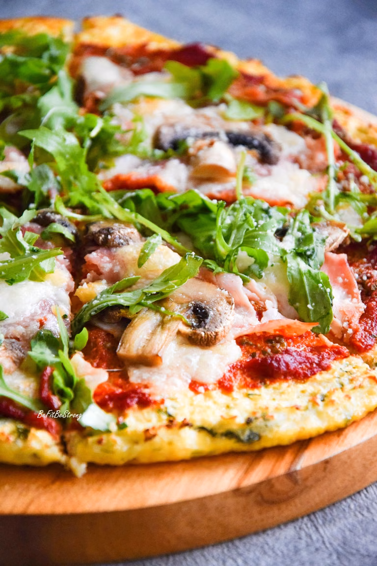 Najlepsza pizza na spodzie z kalafiora FIT