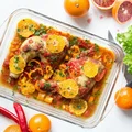 Udka kurczaka w sosie pomidorowo-pomarańczowym