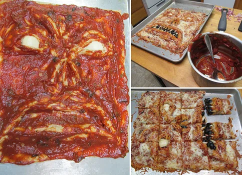 Pizza na Halloween