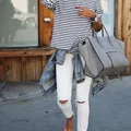 Wiosenna stylizacja w paski