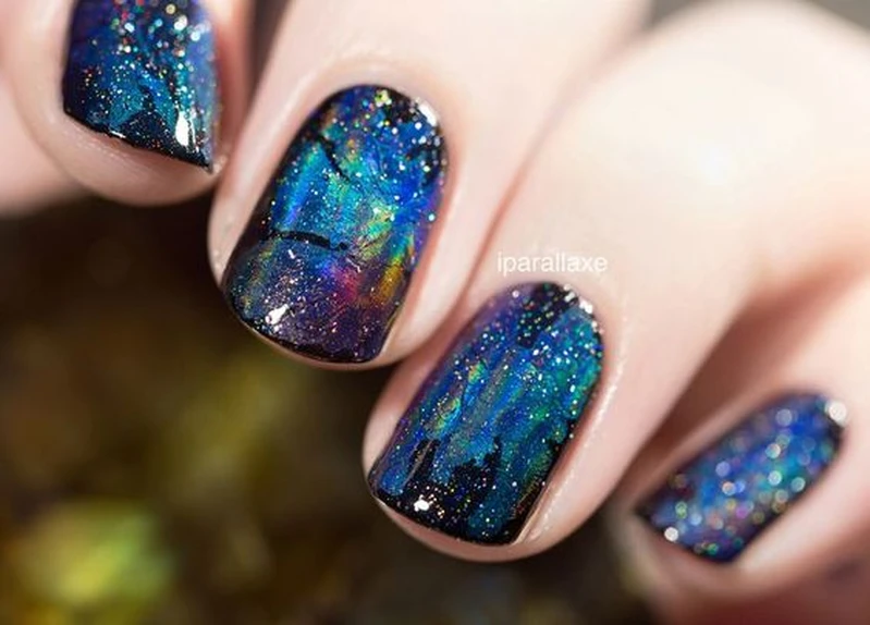 Paznokcie galaxy!