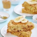 Pieczona owsianka z bananami